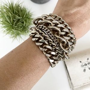 Giles and Brother multi link bracelet